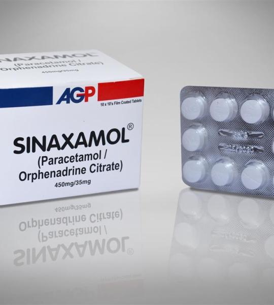 Sinaxamol Muscle Relaxant Tablet 450mg/35mg