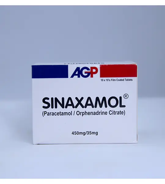 Sinaxamol Muscle Relaxant Tablet 450mg/35mg