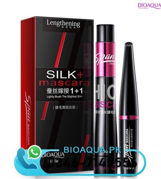 Black Lengthening Silk + Mascara 1+1 Eyelash Makeup Set