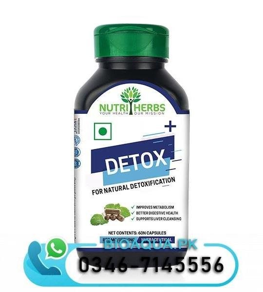 Nutriherbs Detox (800 Mg) 60 Capsules | Detox For Detoxification