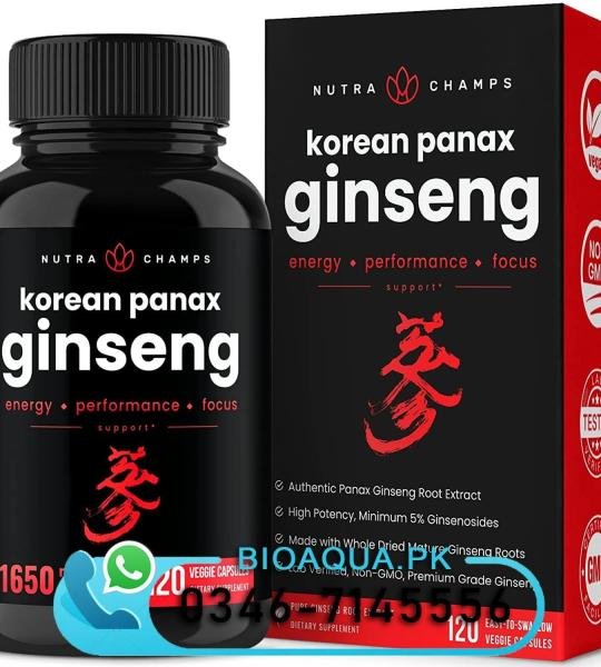 Korean Panax Ginseng 120 Capsules