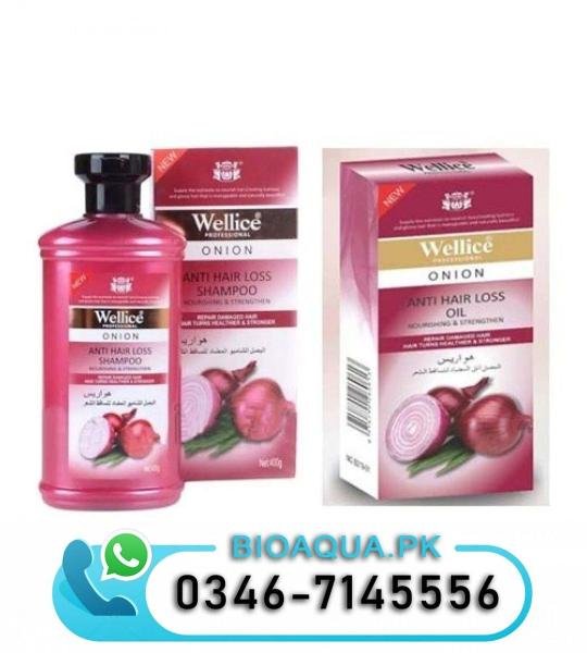 Wellice Onion Anti Hair Fall Shampoo 100% Original Buy Online In Pakistan