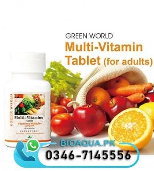 Green World Multivitamin Tablet For Adults Available Online In Pakistan