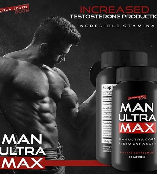 Man Ultra Max Testo Enhancer 60 Capsules