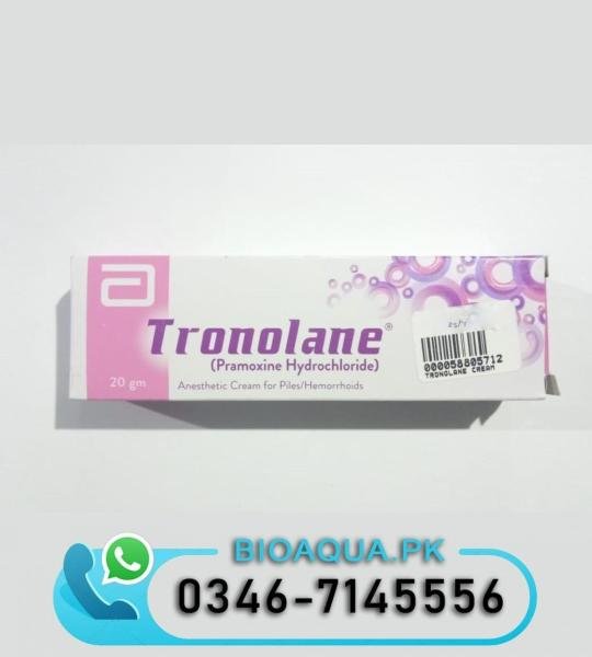 Tronolane Pramoxine Hydrochloride Cream 20g Buy Online In Pakistan