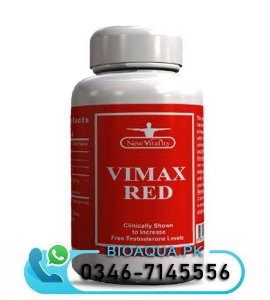 Vimax Red 60 Capsules Herbal Supplement For Men Now In Pakistan