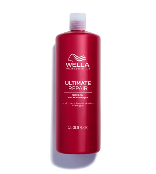 Wella Ultimate Repair Shampoo With AHA And Omega 9 1L