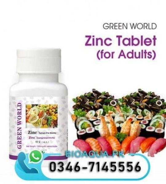 Zinc Tablet (For adults) By Green World Available Online In Lahore