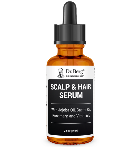 Dr Berg Scalp & Hair Serum with Jojoba Oil and Vitamin E – 59 Ml