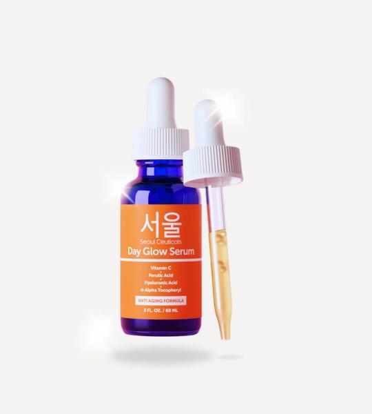 Seoul Ceuticals Day Glow Serum 30ml - Vitamin C, Ferulic Acid & Hyaluronic Acid