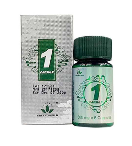 Green World One Capsule 500mg - 6 Caps Buy Online