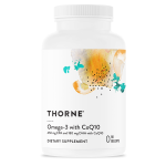 Thorne Omega-3 with Co Q10 | Promotes Health - 90 Gelcaps