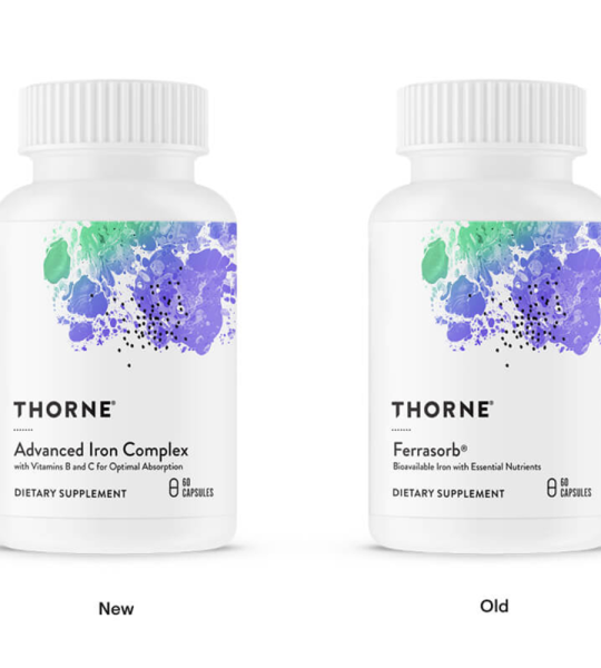 Thorne Advanced Iron Complex (formerly Ferrasorb) 60 Capsules