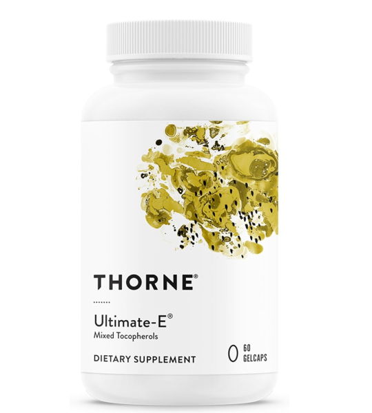 Thorne Ultimate-E® Mixed Tocopherols - 60 Gel Caps
