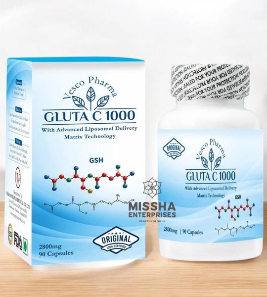 Vesco Pharma Gluta C 1000 - Advanced Liposomal Gsh Delivery Technology