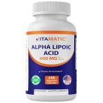 Vitamatic Alpha Lipoic Acid 600mg - Powerful Antioxidant Support