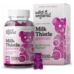 Wild & Organic Milk Thistle Gummies - Vegan Liver Health Support 1500mg