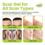 Zen Nutrients ScarMedx Advanced Scar Gel, Medical Grade Silicone Gel