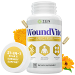 Zen Nutrients WoundVite Pre & Post Surgery Support 60 Vegan Capsules