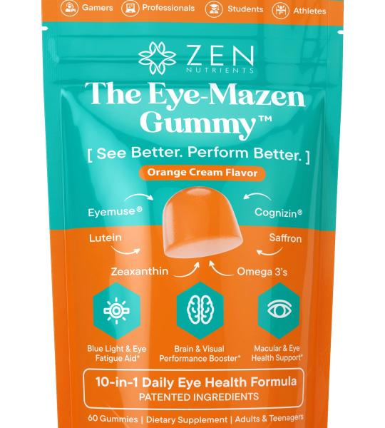 Zenutrients The Eye-Mazen Gummy Eye Vitamins for Vision and Eye Health 60 Gummies
