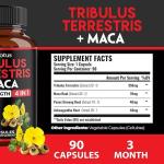 Zolotus Tribulus Terrestris + Maca - Extra Strength 4-In-1 Formula