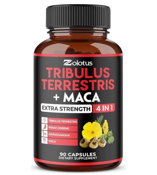 Zolotus Tribulus Terrestris + Maca - Extra Strength 4-In-1 Formula