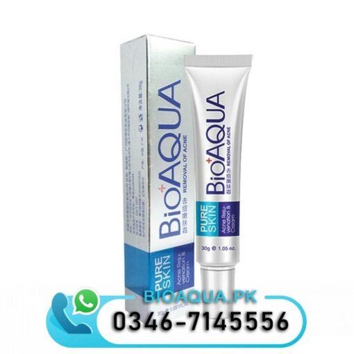 Bioaqua Acne Cream Price in Pakistan Best acne removal cream Bioaqua Acne Cream Price in Pakistan compelling face skin health management skin break out expulsion cream spots scar imperfection. Imprints Includes: 1 bioaqua skin inflammation cream 100% fresh out of the plastic new and high caliber. Item adequacy: skin inflammation, hostile to skin inflammation, against wrinkle, pulling minimal, skin supporting, saturating, eliminate scar, eliminate India, recoil pores, oil control. Utilization Bioaqua Whitening Cream in Pakistan Price 1999-PKR Clean the skin and afterward take the suitable measure of item uniformly smear locales for skin break out and tenderly back rub until ingested. Item adequacy: Acne, hostile to skin inflammation, against wrinkle, pulling minimal, skin supporting, saturating, eliminate scar, eliminate India, contract pores, oil control. Weight - 30g. Fixing: Natural aloe plant extricate on the skin can forestall the sun cause redness and consuming. Additionally have a calming impact can advance cell digestion and recovery of the harmed skin muscle and tissue reclamation.